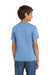 Port & Company PC54Y Youth Core Short Sleeve Crewneck T-Shirt Carolina Blue Model Back