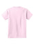 Port & Company PC54Y Youth Core Short Sleeve Crewneck T-Shirt Cherry Blossom Pink Flat Back