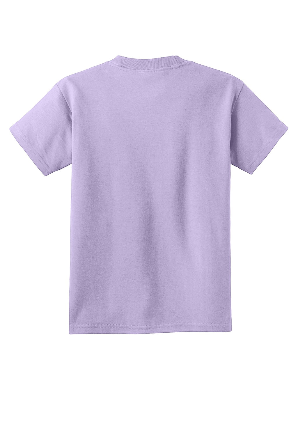 Port & Company PC54Y Youth Core Short Sleeve Crewneck T-Shirt Lavender Purple Flat Back