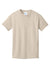 Port & Company PC54Y Youth Core Short Sleeve Crewneck T-Shirt Light Sand Brown Flat Front