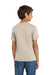 Port & Company PC54Y Youth Core Short Sleeve Crewneck T-Shirt Light Sand Brown Model Back