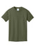 Port & Company PC54Y Youth Core Short Sleeve Crewneck T-Shirt Olive Drab Green Flat Front