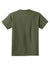 Port & Company PC54Y Youth Core Short Sleeve Crewneck T-Shirt Olive Drab Green Flat Back