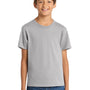 Port & Company Youth Core Short Sleeve Crewneck T-Shirt - Silver Grey