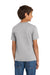 Port & Company PC54Y Youth Core Short Sleeve Crewneck T-Shirt Silver Grey Model Back