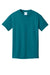 Port & Company PC54Y Youth Core Short Sleeve Crewneck T-Shirt Teal Blue Flat Front