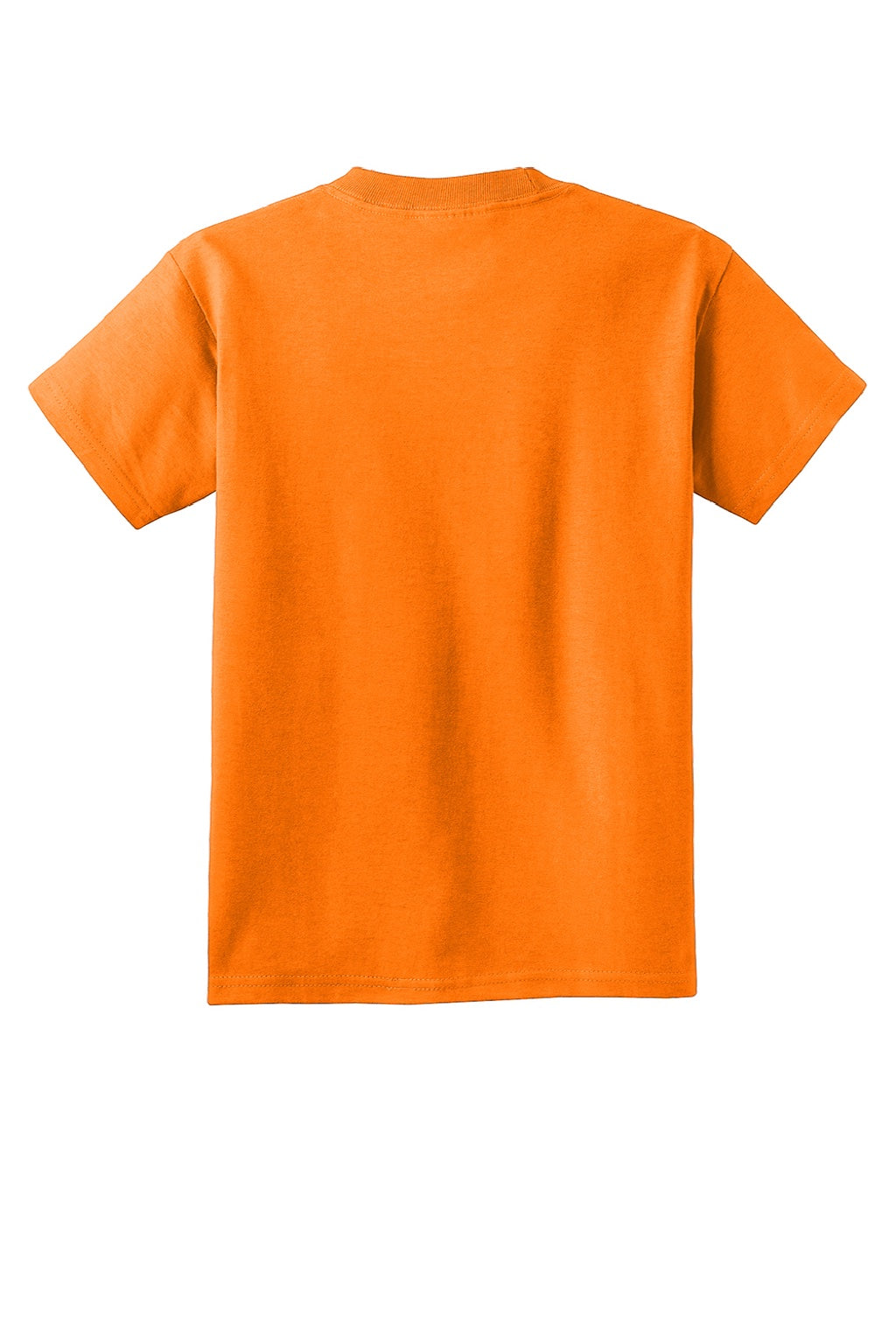 Port & Company PC54Y Youth Core Short Sleeve Crewneck T-Shirt Tennessee Orange Flat Back
