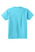 Port & Company PC54Y Youth Core Short Sleeve Crewneck T-Shirt Tidal Wave Blue Flat Back