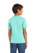 Port & Company PC54Y Youth Core Short Sleeve Crewneck T-Shirt True Celadon Blue Model Back