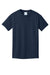 Port & Company PC54Y Youth Core Short Sleeve Crewneck T-Shirt True Navy Blue Flat Front
