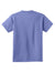 Port & Company PC54Y Youth Core Short Sleeve Crewneck T-Shirt Violet Purple Flat Back