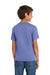 Port & Company PC54Y Youth Core Short Sleeve Crewneck T-Shirt Violet Purple Model Back
