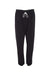 Bella + Canvas 3737 Mens Sponge Fleece Scrunch Sweatpants Black Flat Front