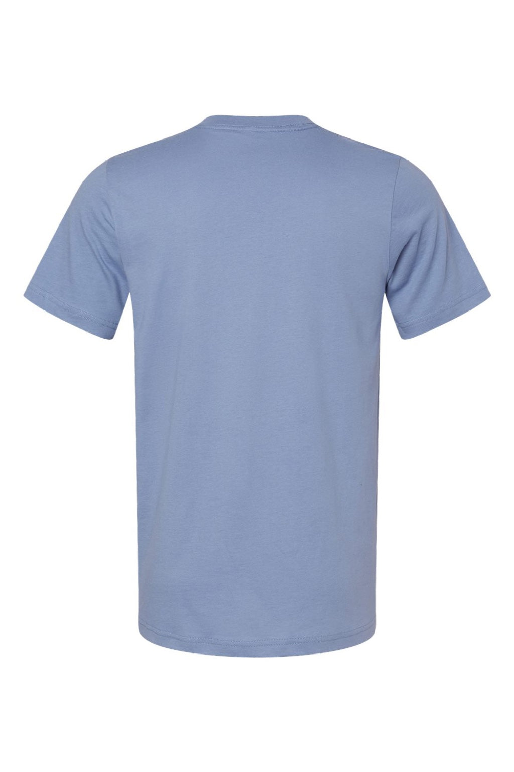 Bella + Canvas BC3001/3001 Mens Jersey Short Sleeve Crewneck T-Shirt Lavender Blue Flat Back