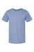 Bella + Canvas BC3001/3001 Mens Jersey Short Sleeve Crewneck T-Shirt Lavender Blue Flat Front