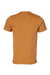 Bella + Canvas BC3001/3001C Mens Jersey Short Sleeve Crewneck T-Shirt Toast Flat Back