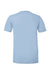Bella + Canvas BC3001/3001 Mens Jersey Short Sleeve Crewneck T-Shirt Baby Blue Flat Back