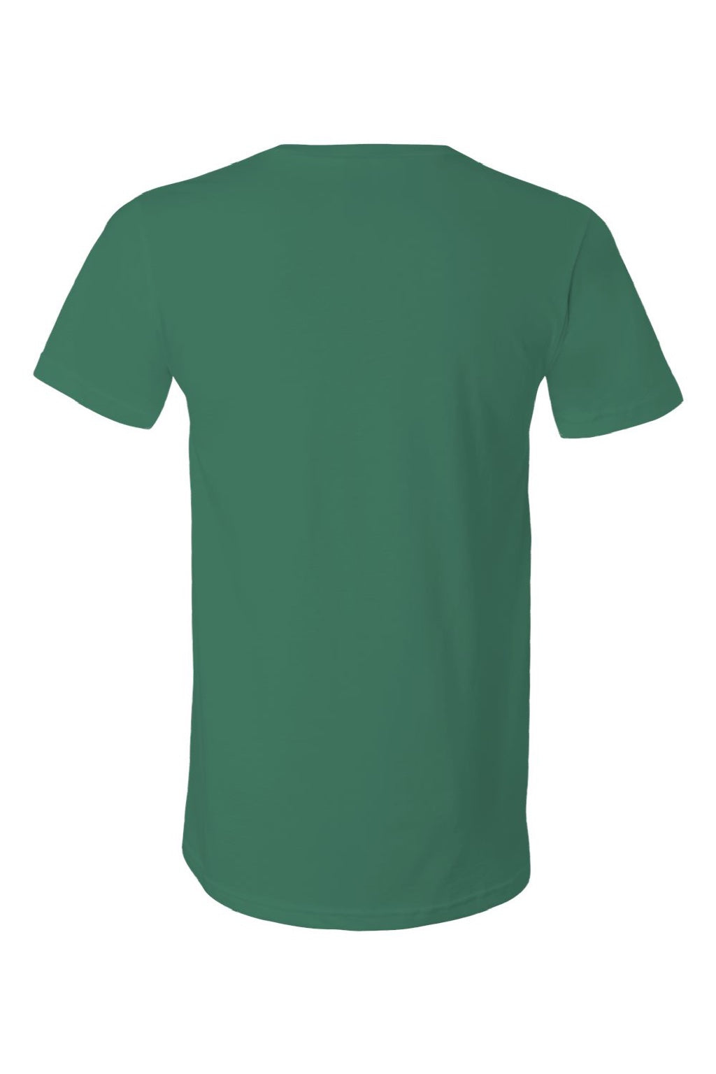 Bella + Canvas BC3005/3005 Mens Jersey Short Sleeve V-Neck T-Shirt Kelly Green Flat Back