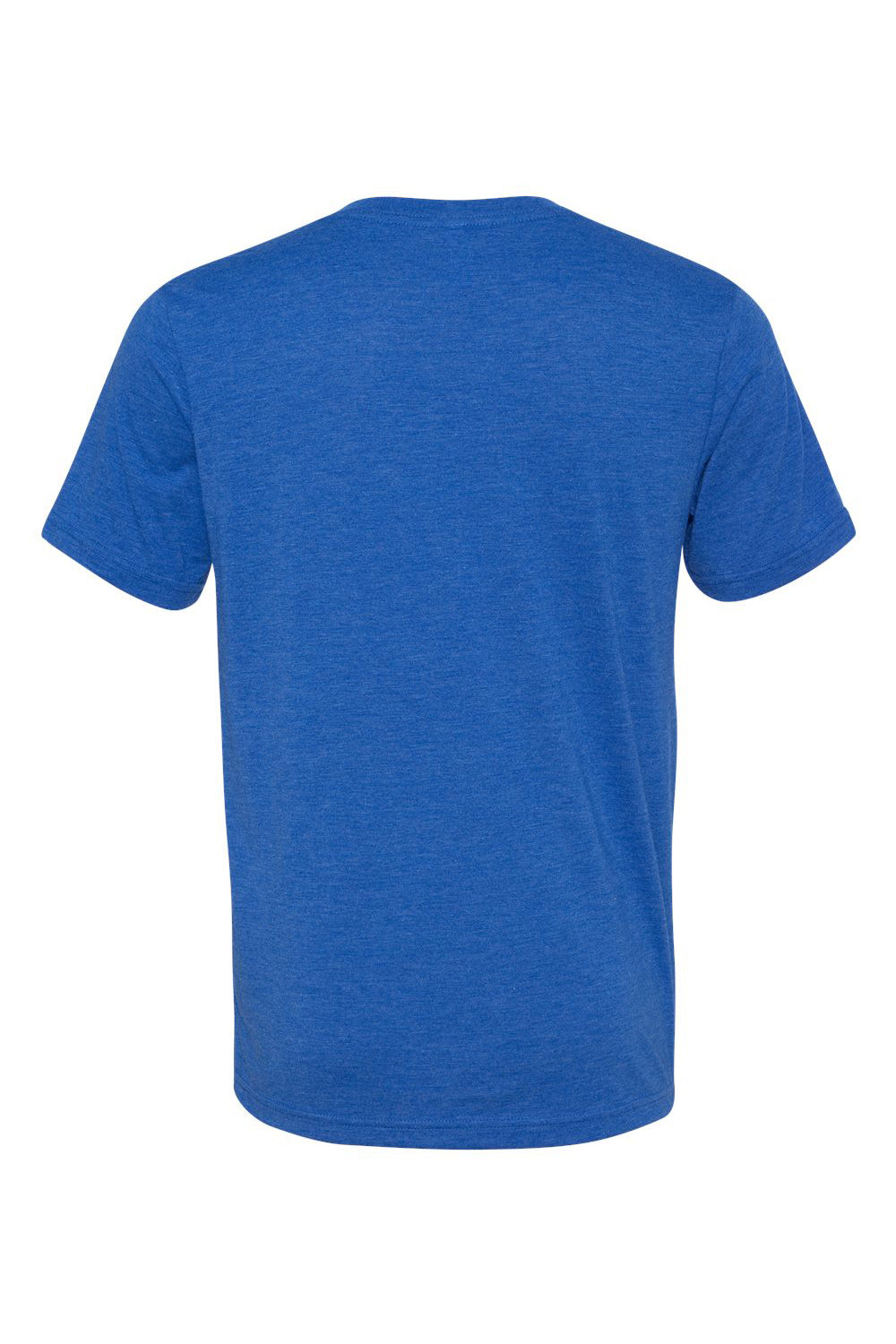 Bella + Canvas BC3415/3415C/3415 Mens Short Sleeve V-Neck T-Shirt True Royal Blue Flat Back