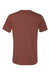 Bella + Canvas BC3415/3415C/3415 Mens Short Sleeve V-Neck T-Shirt Clay Red Flat Back