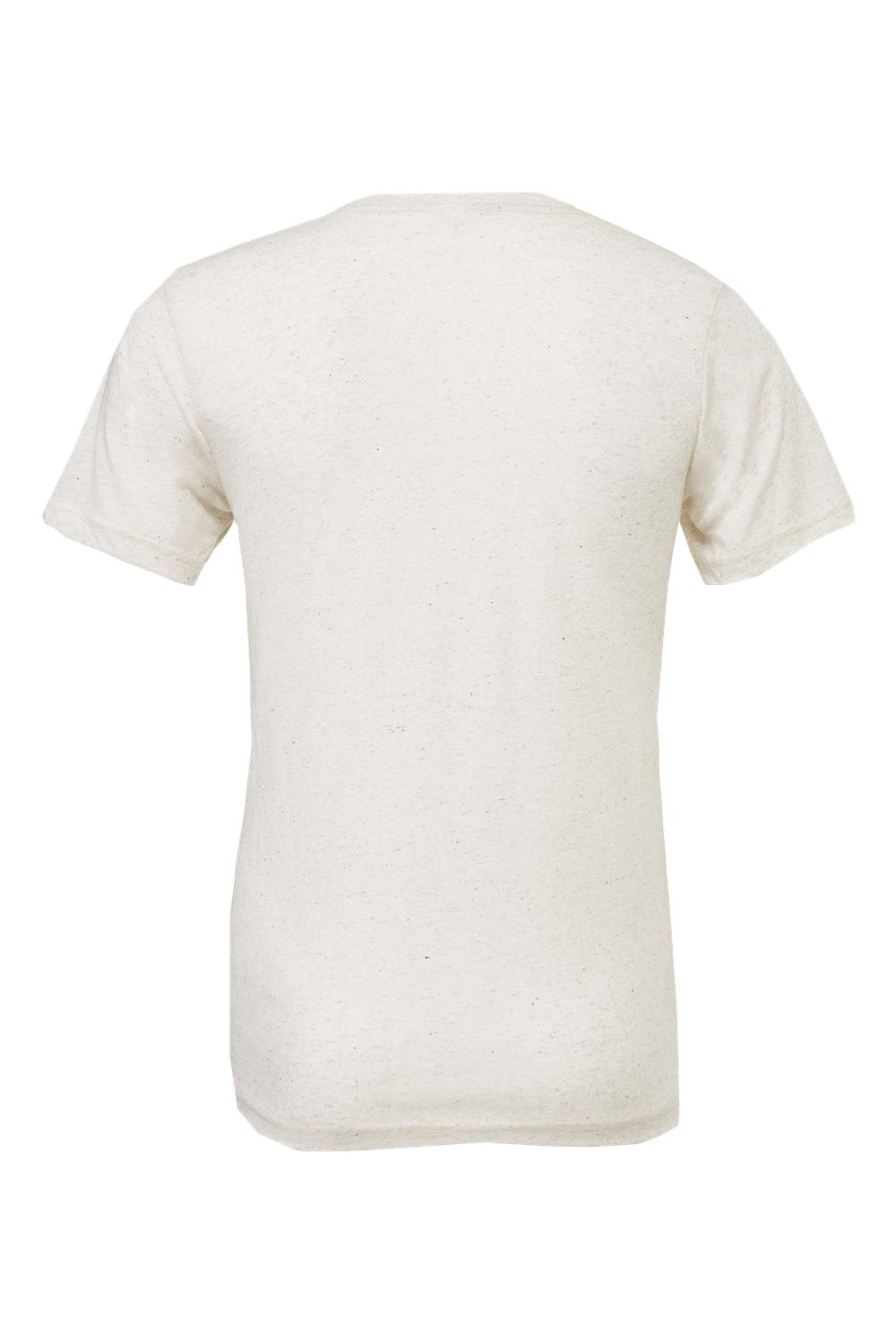 Bella + Canvas BC3415/3415C/3415 Mens Short Sleeve V-Neck T-Shirt Oatmeal Flat Back