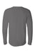 Bella + Canvas BC3501/3501 Mens Jersey Long Sleeve Crewneck T-Shirt Asphalt Grey Flat Back