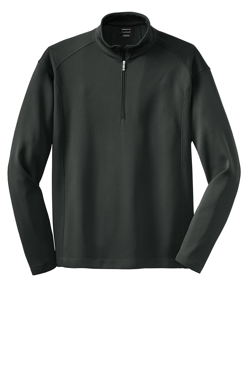 Nike 400099 Mens 1/4 Zip Sweatshirt Anthracite Grey Flat Front