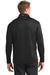 Nike 400099 Mens 1/4 Zip Sweatshirt Black Model Back