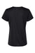 Augusta Sportswear 1790 Womens Moisture Wicking Short Sleeve V-Neck T-Shirt Black Model Flat Back