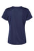 Augusta Sportswear 1790 Womens Moisture Wicking Short Sleeve V-Neck T-Shirt Navy Blue Model Flat Back