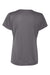 Augusta Sportswear 1790 Womens Moisture Wicking Short Sleeve V-Neck T-Shirt Graphite Grey Model Flat Back