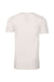 Bella + Canvas BC3001/3001C Mens Jersey Short Sleeve Crewneck T-Shirt Vintage White Flat Back