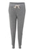 Alternative 31082 Womens Eco Fleece Jogger Sweatpants w/ Pockets Eco Grey Flat Front