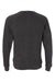 Independent Trading Company PRM30SBC Mens Special Blend Crewneck Raglan Sweatshirt Carbon Grey Flat Back