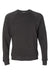 Independent Trading Co. PRM30SBC Mens Special Blend Crewneck Raglan Sweatshirt Carbon Grey Flat Front