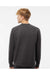 Independent Trading Co. PRM30SBC Mens Special Blend Crewneck Raglan Sweatshirt Carbon Grey Model Back