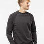 Independent Trading Co. Mens Special Blend Crewneck Raglan Sweatshirt - Carbon Grey - NEW