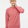 Independent Trading Co. Mens Special Blend Crewneck Raglan Sweatshirt - Pomegranate - NEW