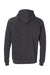 Independent Trading Company PRM33SBP Mens Special Blend Raglan Hooded Sweatshirt Hoodie w/ Pouch Pocket Carbon Grey Flat Back