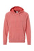 Independent Trading Company PRM33SBP Mens Special Blend Raglan Hooded Sweatshirt Hoodie w/ Pouch Pocket Pomegranate Flat Front