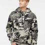 Independent Trading Co. Mens Hooded Sweatshirt Hoodie - Snow Camo - NEW