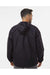 Dri Duck 5335 Mens Torrent Waterproof Full Zip Hooded Jacket Black Model Back