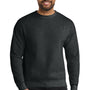 Port & Company Mens Core Pill Resistant Fleece Crewneck Sweatshirt - Heather Black