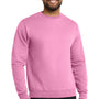 Port & Company Mens Core Pill Resistant Fleece Crewneck Sweatshirt - Candy Pink