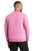 Port & Company PC78 Mens Core Pill Resistant Fleece Crewneck Sweatshirt Candy Pink Model Back