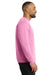 Port & Company PC78 Mens Core Pill Resistant Fleece Crewneck Sweatshirt Candy Pink Model Side