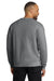 Port & Company PC78 Mens Core Pill Resistant Fleece Crewneck Sweatshirt Heather Graphite Grey Model Back