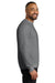 Port & Company PC78 Mens Core Pill Resistant Fleece Crewneck Sweatshirt Heather Graphite Grey Model Side