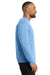Port & Company PC78 Mens Core Pill Resistant Fleece Crewneck Sweatshirt Light Blue Model Side