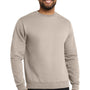 Port & Company Mens Core Pill Resistant Fleece Crewneck Sweatshirt - Light Sand Brown